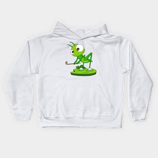 Caterpillar Hockey Hockey bat Kids Hoodie